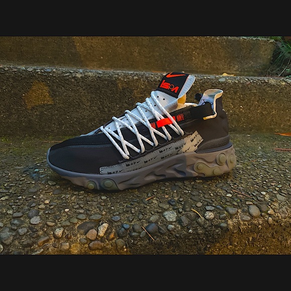 Nike React WR ISPA "Black/Metallic Silver" W’s Sz9 - Picture 1 of 7